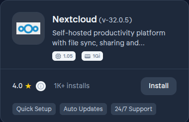 Nextcloud in the App Store